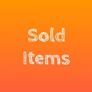 SOLD ITEMS